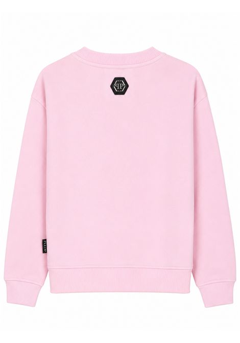 Felpa con strass PHILIPP plein junior | F6PHJGSW021042